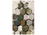 Esprit , Grün, Mehrfarbig, Dunkelgrün, Olivgrün , Textil , Graphik , rechteckig , 120x170 cm , Textiles Vertrauen - Oeko-Tex®, Hohenstein, AZO-frei, Oeko-Tex® Standard 100 , für Fußbodenheizung geeignet, in verschiedenen Größen erhältlich, Fasern thermofixiert (heatset), lichtunempfindlich, pflegeleicht, strapazierfähig, leicht zusammenrollbar , Teppiche & Böden, Teppiche, Webteppiche