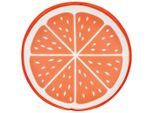 Möbelix , Orange, Weiß , Textil , Obst , 100 l , Füllung: EPS Mikroperlen , 22 cm , Reißverschluss , Pools & Wasserspaß, Schwimmzubehör, Luftmatratzen & Schwimmhilfen