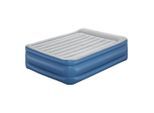 Bestway , Grau, Dunkelblau , Metall, Kunststoff , 152x56x203 cm , RoHS , integrierte elektrische Pumpe, beflockte Schlafseite , Schlafzimmer, Betten, Gästebetten, Luftbetten