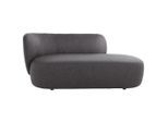 Livetastic , Dunkelgrau , Textil , 193x80x84 cm , Made in EU , Rücken echt ,