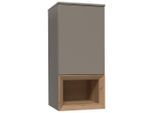 Vertico , Taupe, Eichefarben , Holzwerkstoff , 40x88x37 cm , Beimöbel erhältlich, hängend ,