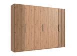 Mid.you , Eiche Artisan , Holzwerkstoff , 3 Fächer , 300x216x58 cm , BQ - Bündnis für Qualität, Made in Germany, DIN EN ISO 9001 , umfangreiches Zubehör erhältlich, in verschiedenen Größen erhältlich, in verschiedenen Holzdekoren erhältlich ,