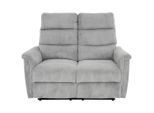 Livetastic , Hellgrau , Metall , 131x108x89 cm , Wohnzimmer, Sofas & Couches, Sofas, 2er Sofas