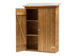 Ambia Garden , Braun, Kieferfarben , Holz , Kiefer , 48x180x131 cm , Grüner Punkt, FSC Mix, Europäischer Sicherheitsstandard , Gartenmöbel, Gartenmöbelzubehör, Gartenschränke