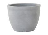 Siena Garden , Grau , Kunststoff , Steinoptik , rund , 30.7 cm , Dekoration, Blumen & Blumentöpfe, Übertöpfe