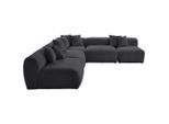 Livetastic , Dunkelgrau , Textil , L-Form , 315x300 cm , Made in EU , erweiterbar, individuell planbar ,