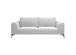 Mid.you , Hellgrau , Holz, Textil , Füllung: Polyurethan (Pur), Silikon , 246x87x88 cm , Made in EU , Wohnzimmer, Sofas & Couches, Sofas, 3er Sofas