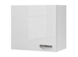 Möbelix , Weiß, Weiß Hochglanz , Holzwerkstoff , 1 Fächer , einzeln stellbar , 60x54.8x32 cm , Made in Germany , individuell planbar, Zusatzausstattung erhältlich, hängend , Küche, Küchenblöcke, Küchenschränke, Küchenoberschränke