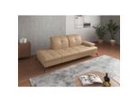 Sit & More , Cappuccino , Leder , Echtleder , Nappaleder , 231x90x122 cm , Goldenes M, Made in Europe, DGM-Klimapakt , Rücken echt, Armteil rechts , Wohnzimmer, Sofas & Couches, Relaxliegen & Récamièren, Récamièren & Ottomanen