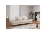 Sit & More , Creme , Textil , 231x90x122 cm , Goldenes M, Oeko-Tex® Standard 100, Made in Europe, DGM-Klimapakt , Rücken echt, Armteil rechts , Wohnzimmer, Sofas & Couches, Relaxliegen & Récamièren, Récamièren & Ottomanen