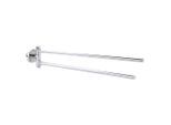 Tesa , Chromfarben , Metall , rund , 5x8.2x45.5 cm , schwenkbar, Montage ohne Bohren , Badezimmer, Badezimmeraccessoires, Handtuchhalter
