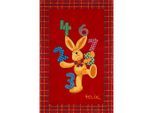 Möbelix , Rot , Textil , Tier , rechteckig , 130x190 cm , Textiles Vertrauen - Oeko-Tex® , für Fußbodenheizung geeignet , Teppiche & Böden, Teppiche, Kinderteppiche