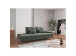 Sit & More , Grün , Textil , 231x90x122 cm , Goldenes M, Oeko-Tex® Standard 100, Made in Europe, DGM-Klimapakt , Rücken echt, Armteil rechts , Wohnzimmer, Sofas & Couches, Relaxliegen & Récamièren, Récamièren & Ottomanen