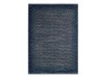 Musterring , Blau , Textil , Abstraktes , rechteckig , 65x130 cm , Oeko-Tex® Standard 100 , für Fußbodenheizung geeignet, in verschiedenen Größen erhältlich, pflegeleicht , Teppiche & Böden, Teppiche, Webteppiche