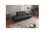 Sit & More , Schwarz , Textil, Leder , Kombination Echtleder/Stoff , Nappaleder , 231x90x122 cm , DGM-Klimapakt, Goldenes M, Made in Europe , Armteil rechts ,