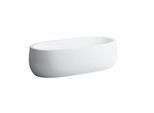 LAUFEN Alessi one Oval-Freistehwanne H2459720006051 mit Whirlsystem, mit Schürze, mit Luftdüsen, ohne Unterwasserbeleuchtung