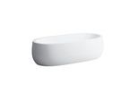 LAUFEN Alessi one Oval-Freistehwanne H2459720006151 183 x 87 cm, weiß, mit Schürze, mit Unterwasserbeleuchtung