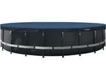 Pool-Abdeckplane INTEX "Deluxe", blau, 732, Polyethylen (PE), Planen, Ø 732 cm
