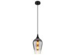 Globo , Schwarz, Chromfarben , Metall, Glas , rund , 120 cm , CE , beliebig kürzbar ,