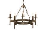Elstead Lighting , Bronzefarben , Metall , 59 cm , Grüner Punkt, RoHS , Beleuchtung, Innenleuchten, Hängeleuchten, Kronleuchter