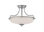 Elstead Lighting , Chromfarben , Metall, Glas , 30.1 cm , RoHS ,