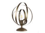 Möbelix , Bronzefarben , Metall , 37 cm , Beleuchtung, Innenleuchten, Tischlampen, Tischlampen