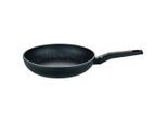 Möbelix , Schwarz , Metall , rund , 5 cm , antihaftbeschichtet , Kochen & Essen, Pfannen, Bratpfannen
