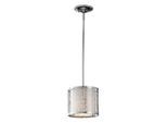 Elstead Lighting , Chromfarben , Metall , 24.1 cm , Grüner Punkt, RoHS , Beleuchtung, Innenleuchten, Hängeleuchten
