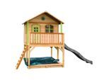 Ambia Garden , Braun, Grau, Grün , Holz , Hemlocktanne , 432x293x212 cm , EN 71, CE, FSC 100% , Spielwaren, Outdoorspielzeug, Spielhäuser