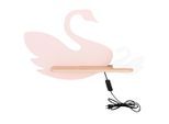 Möbelix , Weiß, Pink , Holz, Metall, Holzwerkstoff , Eiche , 12x31x27 cm , RoHS, Europäischer Sicherheitsstandard , Schnurschalter, einfach zu transportieren , Beleuchtung, Innenleuchten, Wandleuchten, Kinderzimmer Wandleuchten