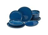 Creatable , Blau, Braun , Keramik , Uni , Kochen & Essen, Geschirr, Geschirrsets, Tafelservices