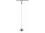 Paulmann , Chromfarben , Metall , 130 cm , Beleuchtung, Innenleuchten, Schienensysteme