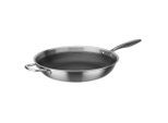 GSW , Edelstahlfarben , Metall , 5.8 l , ISO 9001 , hitzebeständige Griffe, backofengeeignet, kratzfest, rostfrei, antihaftbeschichtet, schadstofffrei gemäß EU-Standards, Dreischicht-Material mit durchgängigem Aluminiumkern, optimale und gleichmäßige Wärmeverteilung bis zum Rand, antihaftversiegelte Wabenstruktur, energiesparend , Kochen & Essen, Pfannen, Bratpfannen