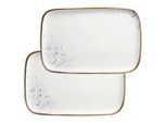 Mäser , Blau, Beige , Keramik , rechteckig , 30x2x20 cm , lebensmittelecht ,