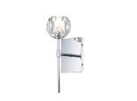 Elstead Lighting , Chromfarben , Metall, Glas , 16.6x12.2x34.6 cm , Grüner Punkt, RoHS , Beleuchtung, Innenleuchten, Badezimmerlampen, Badezimmer-Wandleuchten