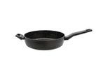 Möbelix , Schwarz , Metall , rund , 29x7.5x55.5 cm , antihaftbeschichtet , Kochen & Essen, Töpfe, Schmortöpfe