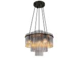Globo , Grau, Schwarz , Metall, Kunststoff, Glas , 120 cm , CE , beliebig kürzbar , Beleuchtung, Innenleuchten, Hängeleuchten