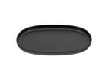 Creatable , Schwarz , Keramik , oval , 33 cm , lebensmittelecht ,