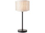Brilliant , Beige , Metall , 22x48x22 cm , Schnurschalter , Beleuchtung, Innenleuchten, Tischlampen, Tischlampen