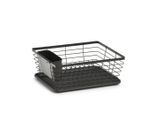 Zeller Present , Schwarz , Metall, Kunststoff , 37x15x31 cm , Abtropfschale, Bestecksammler, Tassenablage, Tellerablage , Kochen & Essen, Küchenutensilien, Abtropfkörbe