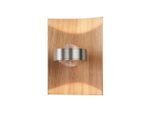 Fischer & Honsel , Nickelfarben , Holz, Metall , Eiche , 16.5x2x16.5 cm ,