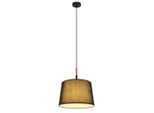 Globo , Naturfarben, Schwarz , Holz, Metall, Textil , 120 cm , CE , Beleuchtung, Innenleuchten, Hängeleuchten