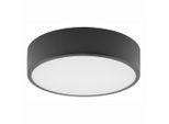 Möbelix , Schwarz Hochglanz , Metall, Glas , oval , 36x8x36 cm , Made in Europe, Europäischer Sicherheitsstandard , Beleuchtung, Innenleuchten, Deckenleuchten, Deckenleuchten rund