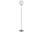 Globo , Chromfarben, Nickelfarben, Transparent , Glas , 154.5 cm , CE , Fußschalter ,