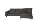 Max Winzer , Anthrazit , Textil , Ottomane rechts, L-Form , 247x187 cm , Goldenes M, Made in Germany ,