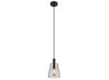 Globo , Schwarz , Metall, Glas , länglich , 14.5x120x14.5 cm , CE , Farben fixierbar, Farbtemperaturwechsler, beliebig kürzbar , Beleuchtung, Innenleuchten, Hängeleuchten