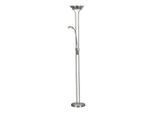 Möbelix , Silberfarben , Metall, Kunststoff, Glas , 180 cm , Lesearm , Beleuchtung, Innenleuchten, Stehleuchten, LED-Stehlampen