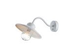 Elstead Lighting , Weiß , Metall, Glas , 27.5x25.5x42 cm , Grüner Punkt, RoHS, Europäischer Sicherheitsstandard, CE , Bewegungsmelder , Freizeit im Garten, Gartenaccessoires, Gartendeko