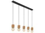 Globo , Braun, Schwarz , Metall, Holzwerkstoff , 10x120x116 cm ,