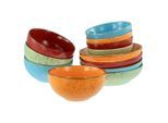 Creatable , Mehrfarbig , Keramik , rund , lebensmittelecht, stapelbar ,
